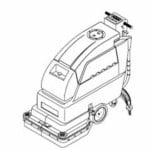 Manual Tennant 5500 Automatic Scrubber
